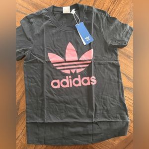 Adidas Women’s Black/Link Logo Shirt-Small